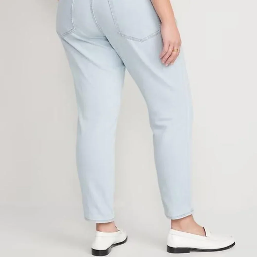 NWT Old Navy Curvy High-Waisted OG Straight Ankle Jeans - Picture 8 of 10